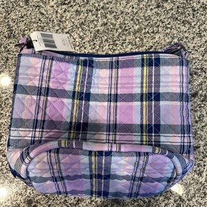 Vera Bradley Purple and Blue Bucket Crossbody